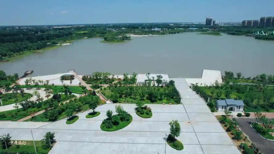 河南新乡平原湖公园(二期)美丽景色