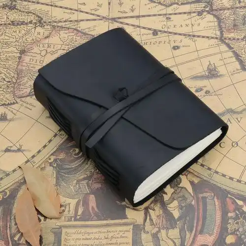 复古笔记本_复古旅行者笔记本 复古真皮记事本 手工 牛皮定制