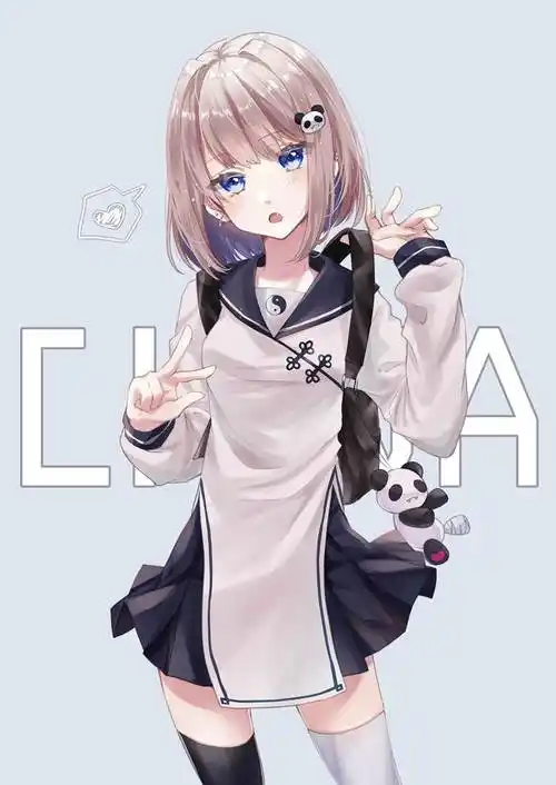 p站id:16768715 点击标            中国服装女孩女高中生少女水手服