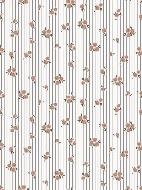 小清新家纺碎花花型设计面料印花