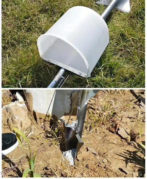果树施肥器背负式多功能农用施肥器果园硬地根部追肥神器铁锹尖头简易
