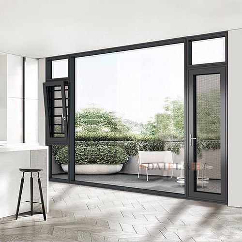 戴菲莱断桥铝系统门窗落地钢化玻璃隔音隔热平开内倒窗户封阳台铝合金
