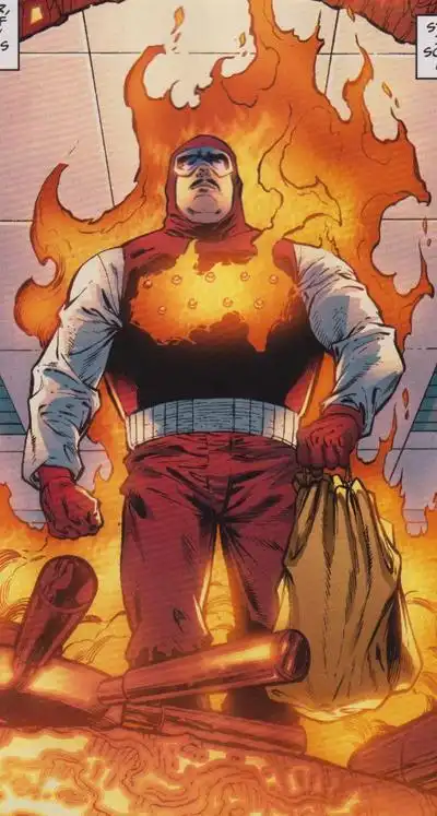 『百科-角色』火焰人(human flame),火星猎人的第一个罪犯,最终危机的