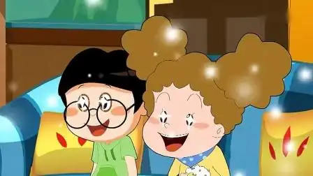 小明和棉花糖在大头儿子家又吃又喝又玩,太开心