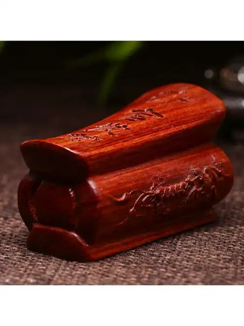 (origins)木饰摆件/挂件/把件 悦木之源 缅甸花梨木文玩小棺材手把件