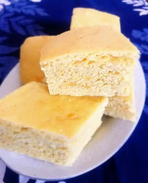 清秋阁做的小米面玉米面发糕