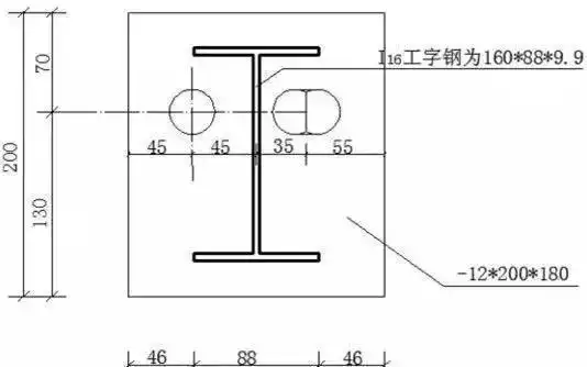 高层建筑采用这种悬挑架可节约55的工字钢用量