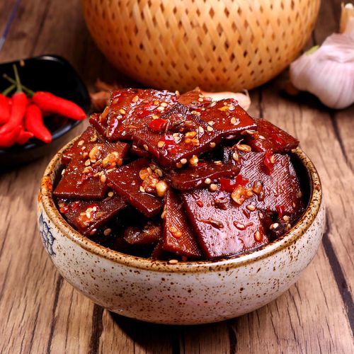 平江酱干正宗湖南特产麻辣香干豆干小吃零食香辣豆腐干散装125g - 必