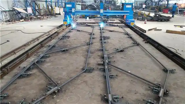 盖梁钢筋骨架片焊接机器人