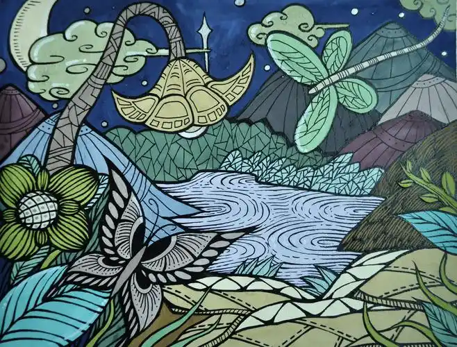 色彩装饰画|插画|商业插画|傅淳强 - 原创作品 - 站酷 (zcool)