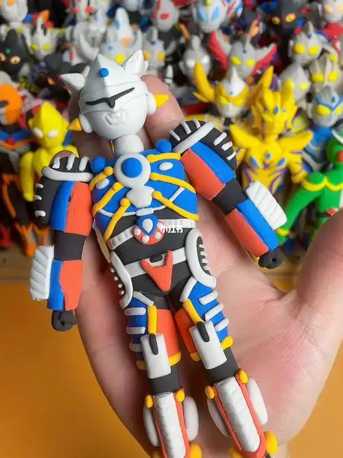 泽塔奥特曼人造机甲赛罗粘土教程