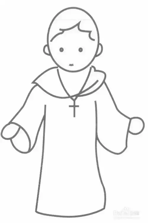 简单牧师的画法