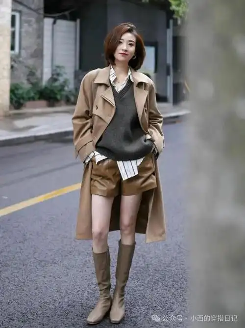 显高|减龄|风衣|穿搭|卡其色_网易订阅