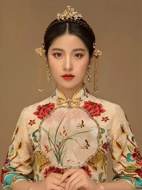 阜阳新娘跟妆新中式秀禾造型减龄妆容