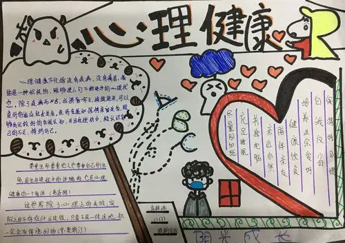 阳光心灵,阳光生活——记梧桐学校心理科组一科一品手抄报大赛