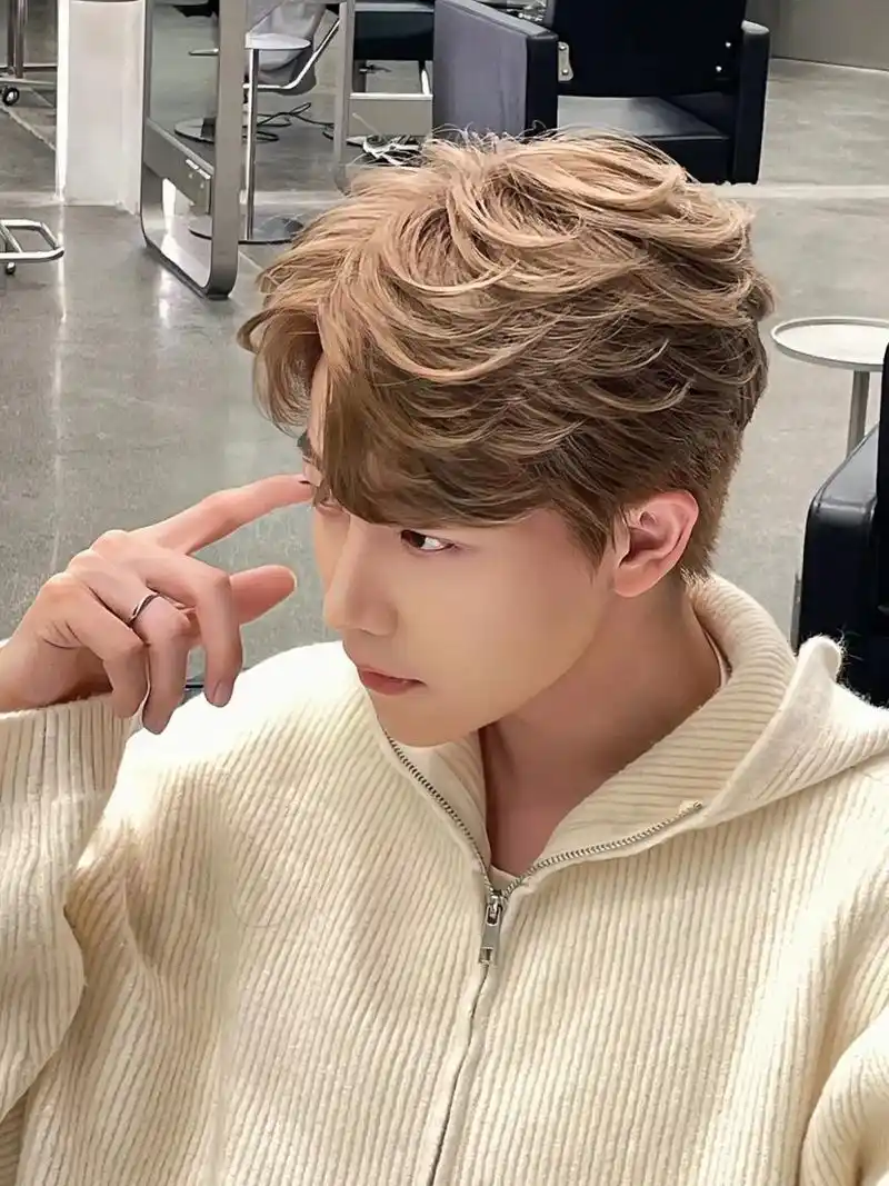 啊 回家一直被问 奶茶灰棕 男生显白发色