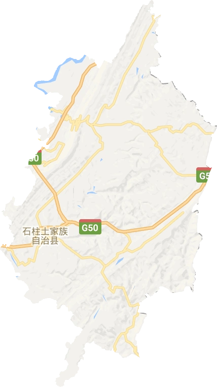石柱土家族自治县高清电子地图,石柱土家族自治县高清谷歌电子地图