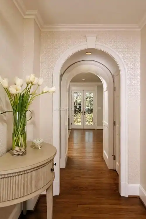 欧式进门玄关门洞图片_装信通网效果图