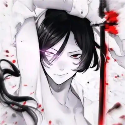 最新非主流带血个性男生动漫头像图片