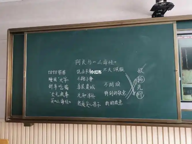 初中语文阿长与山海经板书