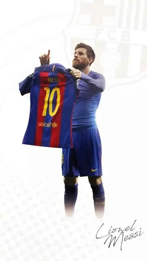 【球迷福利】梅西高清庆祝手机壁纸
