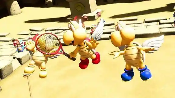 裁判它飞起犯规了马里奥网球aces飞行啪嗒龟预告片