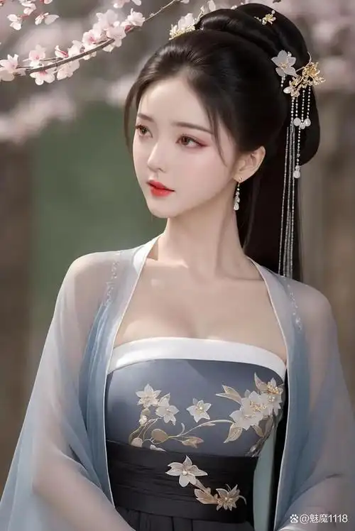 唯美古风汉服小姐姐:人生有两个词最心酸,爱而不得,和得非所爱