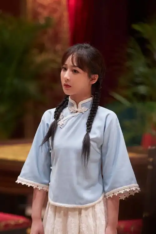 杨紫萌探探探案##杨紫双马尾民国造型