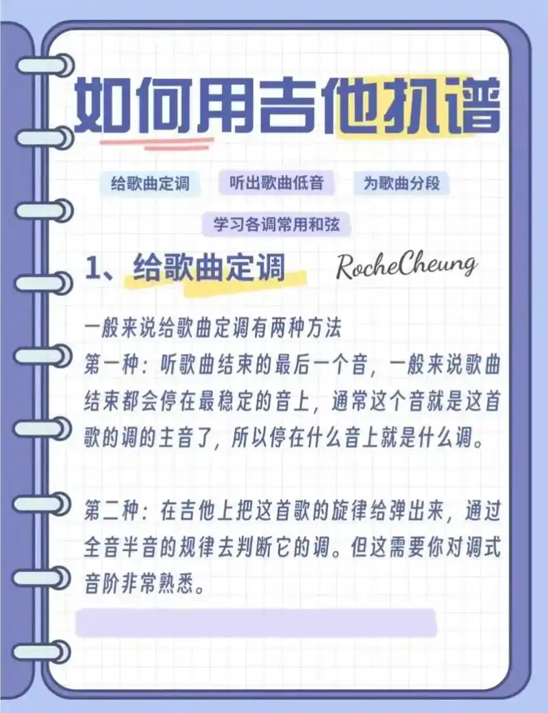 如何利用吉他扒谱.如何用吉他扒谱#图文扶持计划入口 #零基础 - 抖音