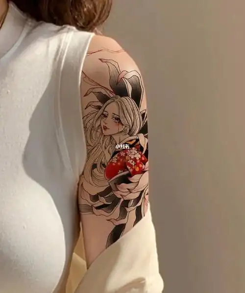 女生纹身艺妓纹身