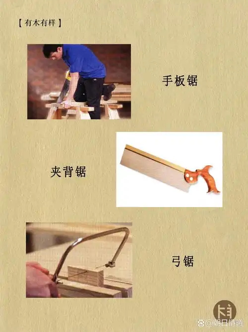 一天一个木工知识:木工工具61木锯
