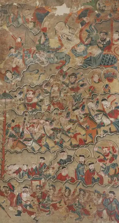 超越与创作移动的古代祭祀壁画展作品选