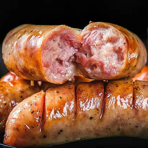 烤肠黑胡椒脆皮肠肉肠台式热狗原味冷冻500g火山石纯肉烤肠香肠