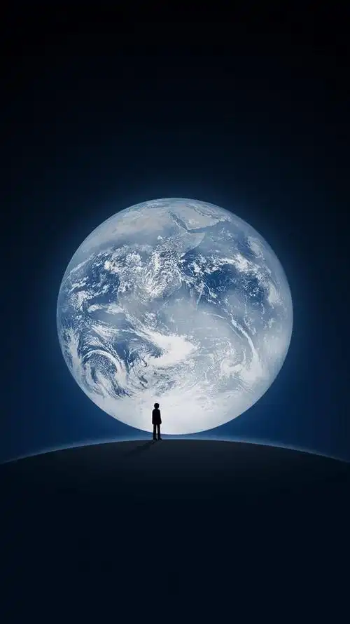 1,宇宙浩瀚,人类多么渺小而孤单啊!