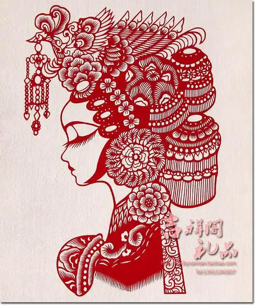 送老外事出国商务礼品 家居饰品 剪纸卷轴 中国特色传统手工艺品