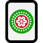 下载"麻将牌 一筒"的emoji表情大图