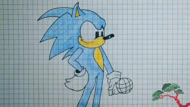 索尼克周五夜放克简笔画绘画教程,是不是你学不会?