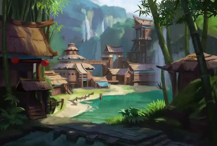 一些场景|插画|游戏原画|summerinbloom - 临摹作品 - 站酷 (zcool)