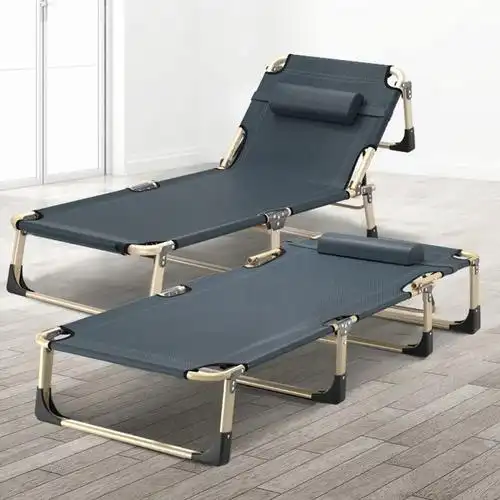 折叠床单人床家用便携多功能躺椅办公室简易午休床成人午睡行军床