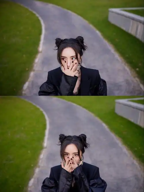 杨幂哪吒头造型写真曝光 化身小魔女青春减龄