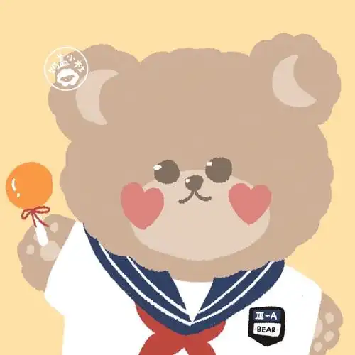 可爱小熊头像