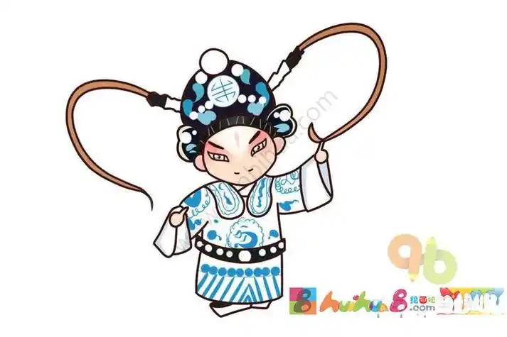 武生京剧人简笔画