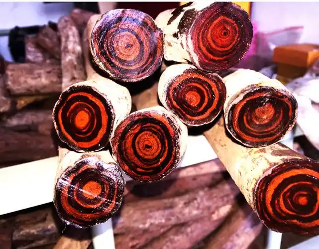 定制diy雕刻实木原料紫檀柳手串对眼鬼脸老料佛珠原木木料佛珠