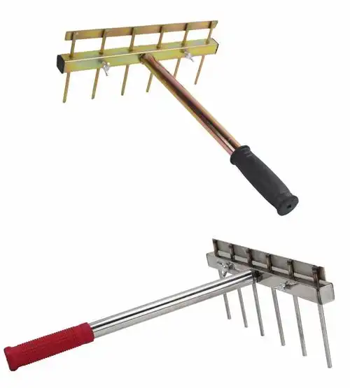 平灰器地砖沙浆耙扒子平沙器泥工瓷砖铺贴地砖工具铺砖器找平器不锈钢