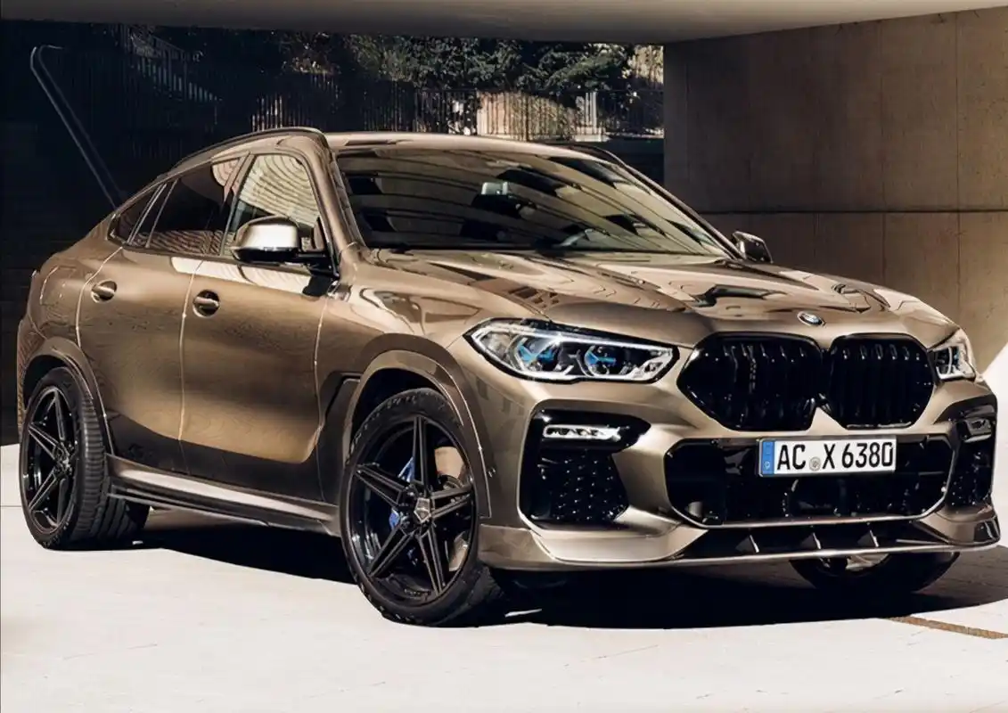 最"贵气"的宝马x6亮相,土豪金外观 4.4t引擎,加速5秒真帅气!