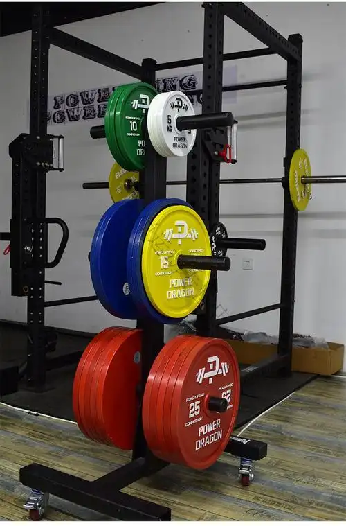 pd赛级力量举杠铃片健身训练商用配重片举重器材彩色大薄奥片家用动八