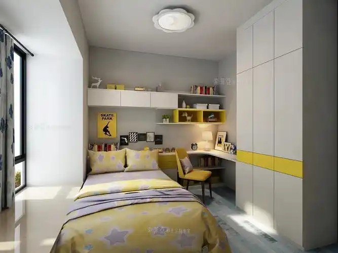 十平方儿童房装修图,男儿童房间装饰效果图-索菲亚商城