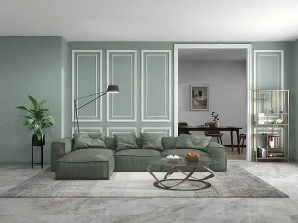 艺术涂料墙面效果图蔻帝的夏日居家流行色