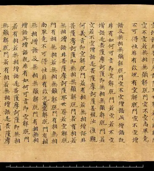 【引用】大般若波罗蜜多心经(敦煌写经)