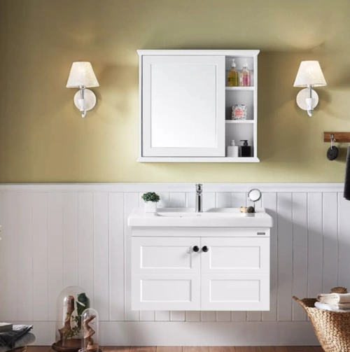 有品米粉节,再降价: huida 惠达 hdgm794 简约美式浴室柜组合套装 80